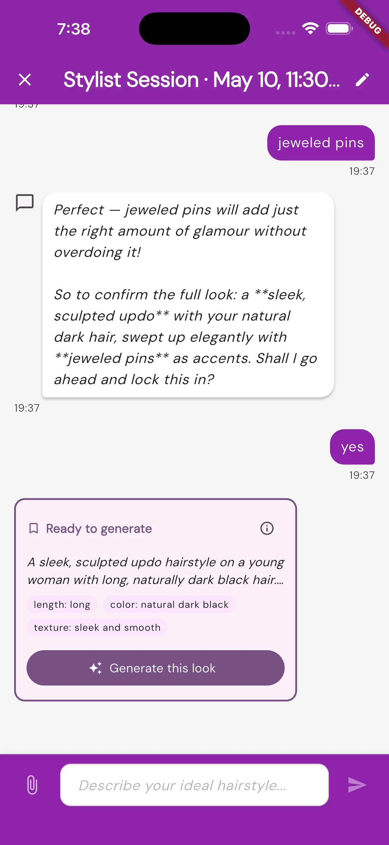 Zuri stylist — ready to generate preview